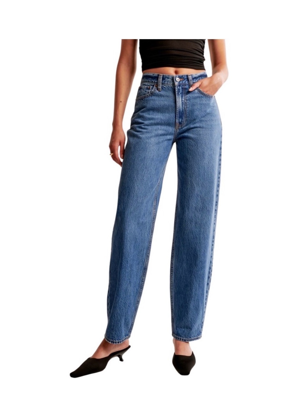 Abercrombie high rise loose jeans - curve love